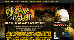 Desktop Screenshot of enigmahaunt.com